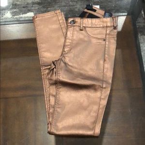 Copper color jeans